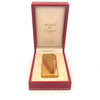 Anciens briquet Cartier Paris en vermeil doré avec boîte d'origine Cartier ajustée