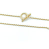 14K Gold Bar and Toggle Chain Necklace | 18 Inches - 1.5mm