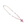 15.66 Carat Ruby & 3.17 Carat Diamond Cross Pendant Necklace 18K Solid Gold