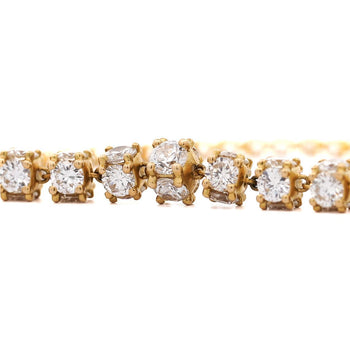 17 Carat Round Diamond 18K Gold Cylinder Chain Necklace – Assay Jewelers