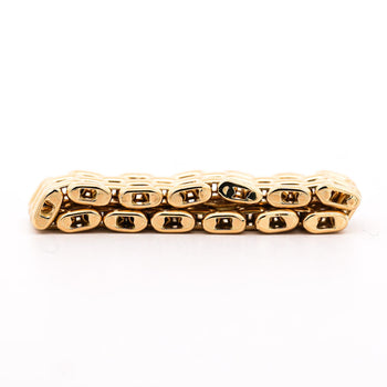 18K Gold Oval Link Chain Band Ring Size 7 – Assay Jewelers