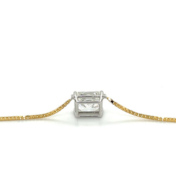 2 Carat Radiant Cut Solitaire Floating Lab Diamond Necklace – Assay Jewelers