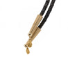 20 Dollar Lady Liberty 24k Gold Coin Alaskan Bolo Tie with Gold Nugget Tips