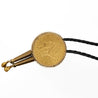 20 Dollar Lady Liberty 24k Gold Coin Alaskan Bolo Tie with Gold Nugget Tips