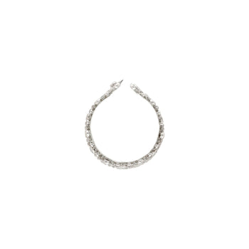 25 Carat Total Round Cut Natural Diamond Bezel Set Link Bracelet in 18K White Gold – Assay Jewelers