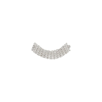 25 Carat Total Round Cut Natural Diamond Bezel Set Link Bracelet in 18K White Gold – Assay Jewelers