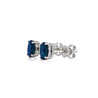 2.15 Carat Oval Cut Natural Sapphire 14K Gold Hypoallergenic Stud Earrings