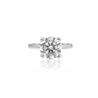 2.50 carat Round Cut Lab Grown Diamond solitaire Engagement Ring