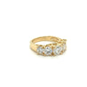 3 Carat TW 18K Yellow Gold Multi Stone Lab Grown Diamond Band Ring