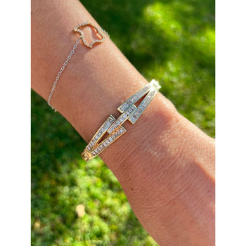 Bracelet ajustable en diamant naturel rond de 3 carats – Assay Jewelers