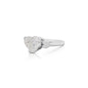 3.06ct Heart Cut K/VS2 GIA Certified Platinum Engagement Ring