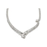 40 Carat Marquise And Baguette Cut Diamond Chandelier Platinum Choker Necklace