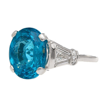 5.87 Carat Apatite and Diamond Platinum Cocktail Ring – Assay Jewelers
