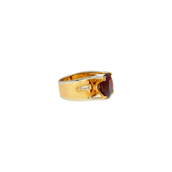 6.04 Carat Cushion Cut No Heat Burma Origin Spinel in Vintage 14K Gold Ring – Assay Jewelers