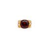 6.04 Carat Cushion Cut No Heat Burma Origin Spinel in Vintage 14K Gold Ring