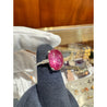 AGL Certified 10.88ct Burma Star Ruby Vintage Platinum Ring