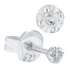 ASSAY Real Natural Diamond Stud Earrings