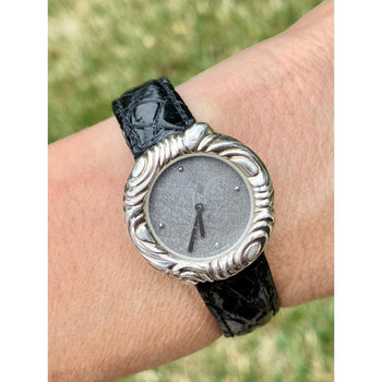 Angela Cummings Balon' style Women's wrist watch with leather strap – Assay Jewelers