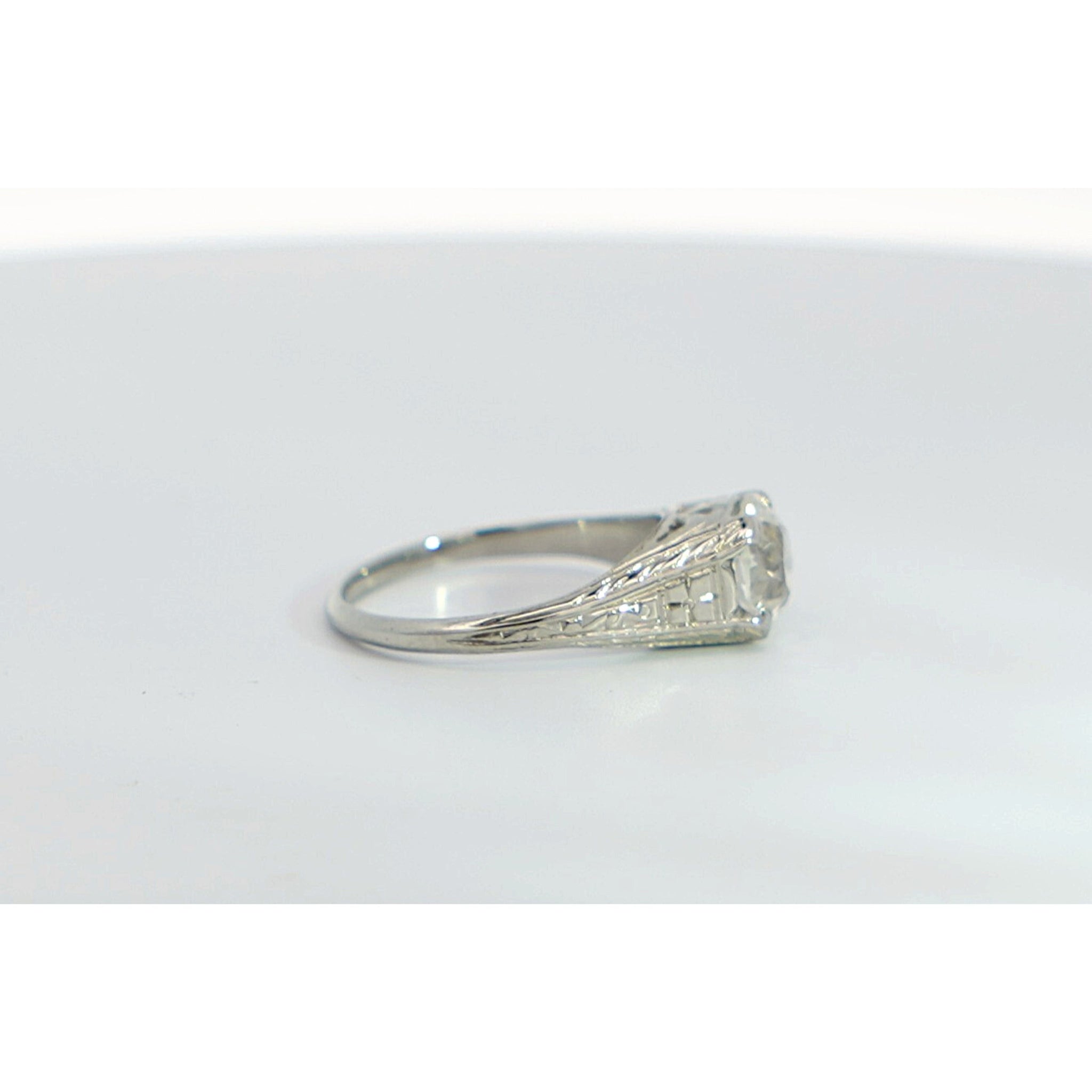 Art Deco Old European Cut Vintage Engagement Ring 1.69ct G/VVS1 GIA