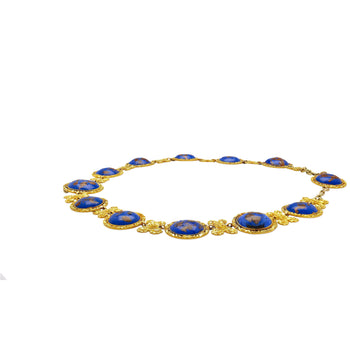 Blue Lapis Reviere Necklace in 14k & 18K Gold – Assay Jewelers