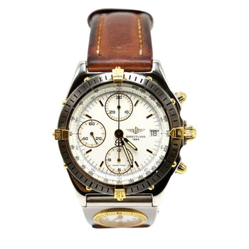 Breitling Chronomat UTC B13048 Two-Face 18k And Steel 39mm Watch – Assay Jewelers