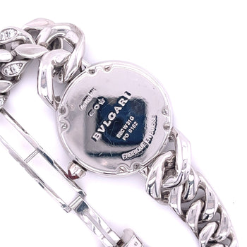 Montre Bulgari Catene 31 mm avec bracelet à maillons en or blanc 18 carats et diamants – Assay Jewelers