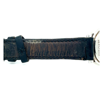 Montre-bracelet classique Bvlgari BB26 SGLD avec bracelet en cuir noir – Assay Jewelers