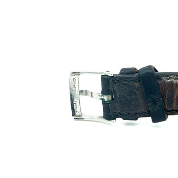 Montre-bracelet classique Bvlgari BB26 SGLD avec bracelet en cuir noir – Assay Jewelers