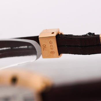 Cartier Mini Tonneau Lanieres 2592 18K Rose Gold Burgundy Strap Quartz Watch – Assay Jewelers