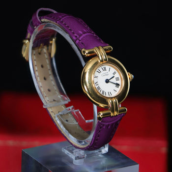 Cartier Must de Colisee Vermeil 590002 Ladies 24mm Watch Box/Papers – Assay Jewelers