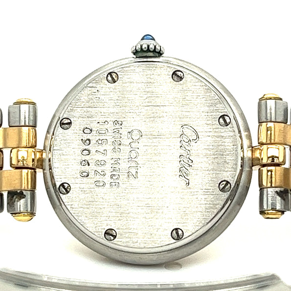 Cartier Panthere 1057920 Vendome 18k Gold Steel Champagne Dial Ladies Watch