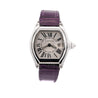 Cartier Roadster 31mm Ref. 2875 Purple Purple Leather Strap Steel Watch