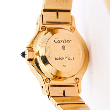 Cartier Santos Automatic 18K Gold 25mm Dial 60045 Ladies Watch – Assay Jewelers