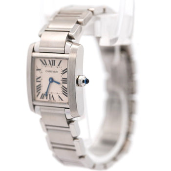 Cartier Tank Francaise W51008Q3 20mm Ladies Quartz 2384 Watch – Assay Jewelers