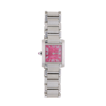 Cartier Tank Francaise W51030Q3 Raspberry Rose Dial Christmas Edition Watch – Assay Jewelers
