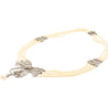 Edwardian GIA Certified Saltwater Pearl & Old Euro Cut Diamond Necklace