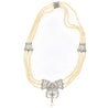 Edwardian GIA Certified Saltwater Pearl & Old Euro Cut Diamond Necklace