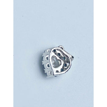 Fancy Blue and White Diamond Heart Shape Pendant in 14k white gold – Assay Jewelers
