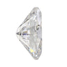 GIA 4.02 Carat Oval Cut Diamond E/VS2 Three Stone Half Moon Sidestone Ring