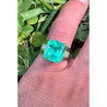 GIA 8.64 Ct Colombian Emerald & Diamond Men's Ring 18K Gold