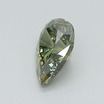 GIA Certified 1 Carat Pear Chameleon Diamond Fancy Green SI1 Natural Loose Stone – Assay Jewelers