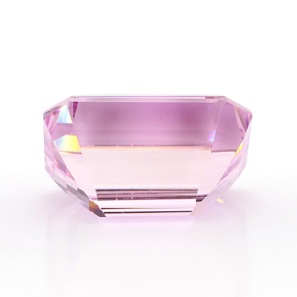 GIA Certified 115.10 Carat Emerald Cut Pink Kunzite Loose