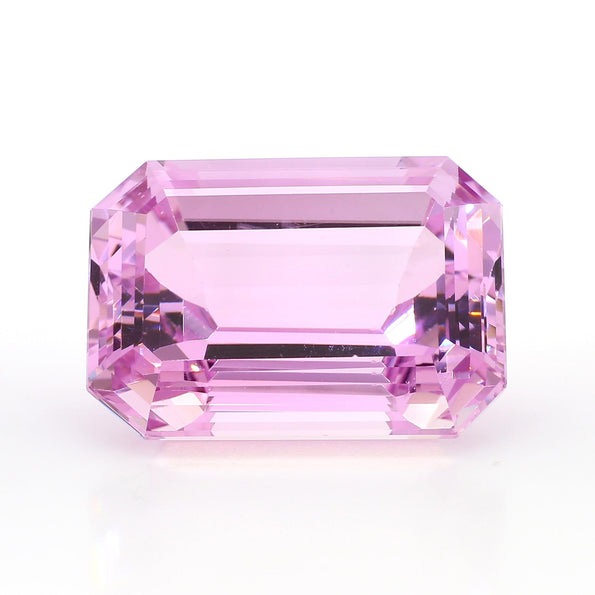 GIA Certified 115.10 Carat Emerald Cut Pink Kunzite Loose