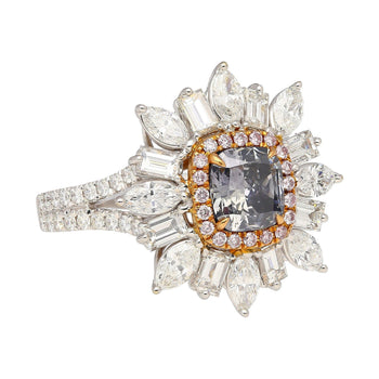 GIA Certified 1.01 Carat Fancy Bluish Gray Diamond Ring – Assay Jewelers