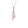 GIA Certified Natural Pink Saltwater Conch Pearl Vintage Necklace