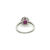 GIA Certified No Heat Star Ruby in Vintage Platinum and Diamond Ring Signed Dreicer & Co.