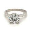 Bague en diamant de laboratoire taille ronde 1,80 carat G/VS2 certifiée IGI