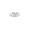 IGI Certified 3.46 Carat Lab Grown Cushion Cut Diamond East West Solitaire Ring