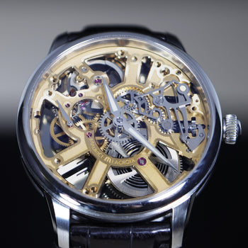 Maurice Lacroix Masterpiece MP7228 Gold-Tone Skeleton Dial Watch – Assay Jewelers