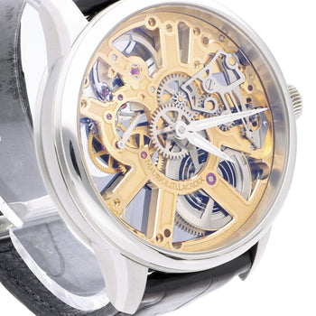Maurice Lacroix Masterpiece MP7228 Gold-Tone Skeleton Dial Watch – Assay Jewelers